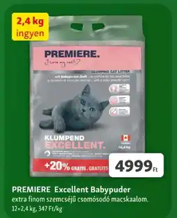 Fressnapf Premiere excellent babypuder ajánlat