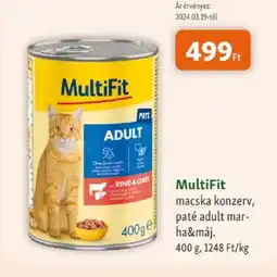 Fressnapf MultiFit macska konzerv, paté adult ajánlat
