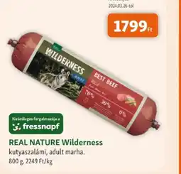 Fressnapf REAL NATURE Wilderness kutyaszalámi, adult ajánlat
