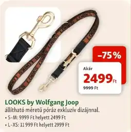 Fressnapf LOOKS by Wolfgang Joop állítható méretű póráz exkluzív dizájnnal. ajánlat