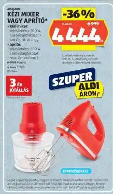 ALDI Ambiano Kézi Mixer vagy Aprító ajánlat