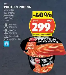 ALDI ZOTT Protein puding ajánlat