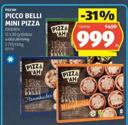 ALDI PICCO BELLI MINI PIZZA ajánlat