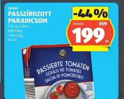 ALDI Cucina Passzírozott Paradicsom ajánlat