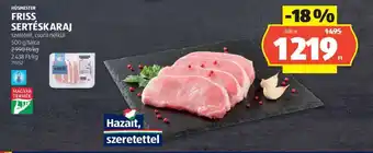 ALDI Friss sertéskaraj ajánlat