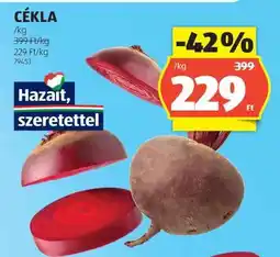 ALDI Cékla ajánlat
