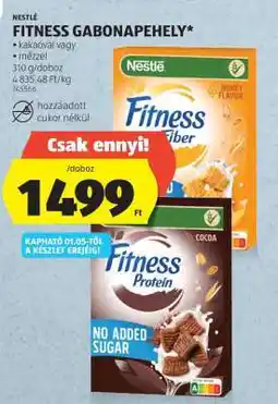 ALDI NESTLÉ FITNESS GABONAPEHELY ajánlat