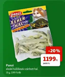 Fressnapf Panzi eledel hüllőknek szárított hal ajánlat