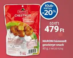 Herbaház Maroni hámozott gesztenye snack ajánlat