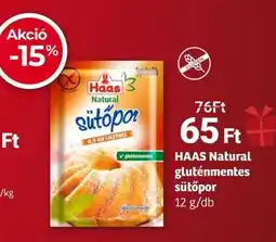 Herbaház Haas natural gluténmentes sütőpor ajánlat