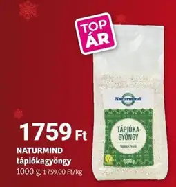 Herbaház Naturmind tápiókagyöngy ajánlat