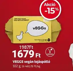 Herbaház Veggs vegán tojáspótló ajánlat