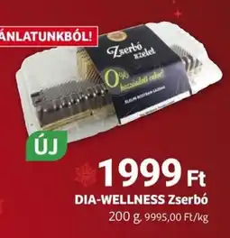 Herbaház Dia-wellness zserbó ajánlat