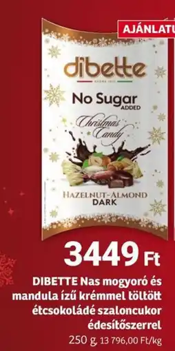 Herbaház Dibette nas mogyoró és mandula ízű krémmel ajánlat