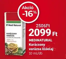 Herbaház Medinatural karácsony varázsa illóolaj ajánlat