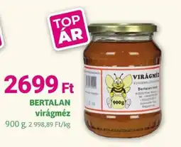 Herbaház Bertalan virágméz ajánlat