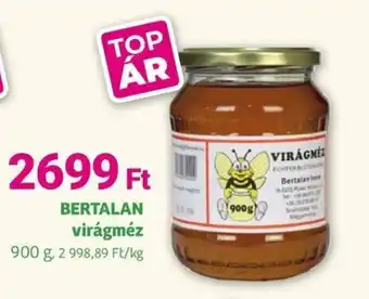 Herbaház Bertalan virágméz ajánlat