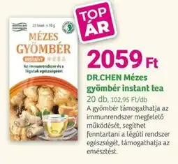Herbaház Dr.Chen mézes gyömbér instant tea ajánlat