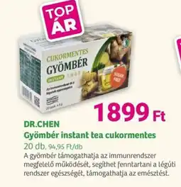 Herbaház Dr.Chen gyömbér instant tea ajánlat