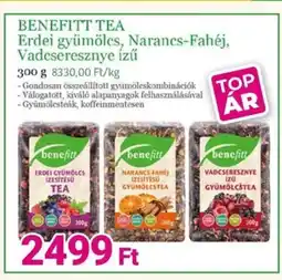 Herbaház Benefitt tea erdei gyümölcs, narancs-fahéj ajánlat