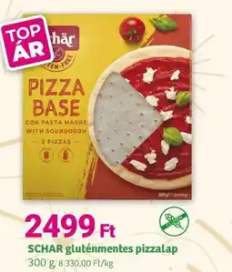 Herbaház Schar gluténmentes pizzalap ajánlat