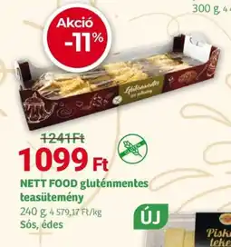 Herbaház Nett food gluténmentes teasütemény ajánlat