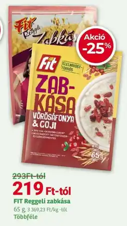 Herbaház Fit reggeli zabkása ajánlat