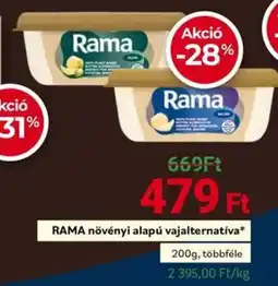 Herbaház Rama növényi alapú vajalternatíva ajánlat