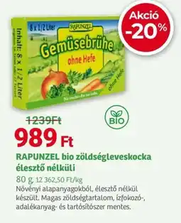 Herbaház Rapunzel bio zöldségleveskocka élesztő nélküli ajánlat