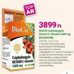 Herbaház BIOCO Csipkebogyós Retard C-vitamin ajánlat