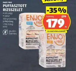 ALDI ENJOY FREE PUFFASZTOTT RIZSSZELET ajánlat