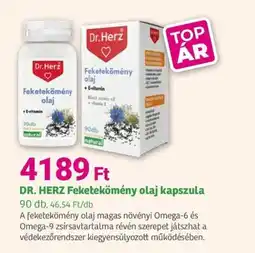 Herbaház Dr. Herz feketekömény olaj kapszula ajánlat