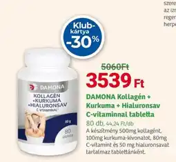 Herbaház DAMONA Kollagén + Kurkuma + Hialuronsav ajánlat