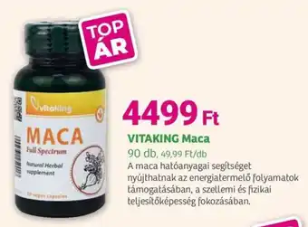 Herbaház Vitaking maca ajánlat