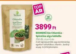 Herbaház Biomenü bio chlorella - spirulina alga ajánlat
