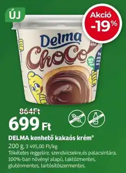 Herbaház Delma kenhető kakaós krém ajánlat