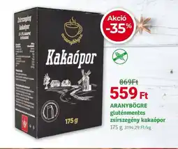 Herbaház Aranybögre gluténmentes ajánlat