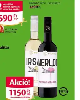 EcoFamily Soltész fehérbor/ vörösbor ajánlat