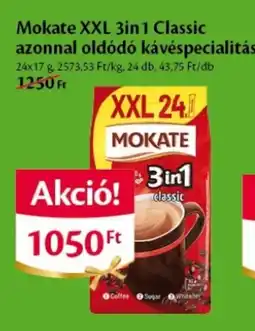 EcoFamily Mokate XXL 3in1 Classic azonnal oldódó kávéspecialitás ajánlat