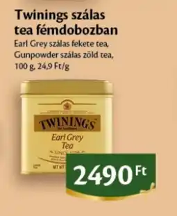 EcoFamily Twinings szálas tea fémdobozban ajánlat