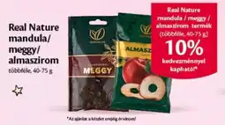 EcoFamily Real Nature mandula/ meggy/ almaszirom ajánlat