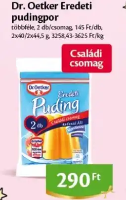 EcoFamily Dr. Oetker Eredeti pudingpor ajánlat