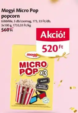 EcoFamily Mogyi Micro Pop popcorn ajánlat