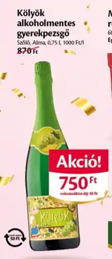 EcoFamily Kölyök alkoholmentes gyerekpezsgő ajánlat