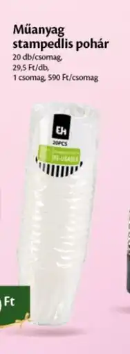 EcoFamily Műanyag stampedlis pohár ajánlat