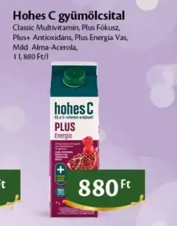 EcoFamily Hohes C gyümölcsital ajánlat