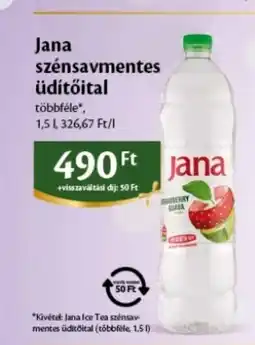 EcoFamily Jana szénsavmentes üdítőital ajánlat