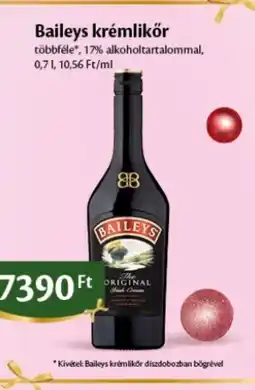 EcoFamily Baileys krémlikör ajánlat