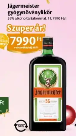 EcoFamily Jägermeister gyógynövénylikőr ajánlat