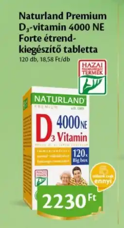 EcoFamily Naturland Premium D3-vitamin 4000 NE Forte ajánlat